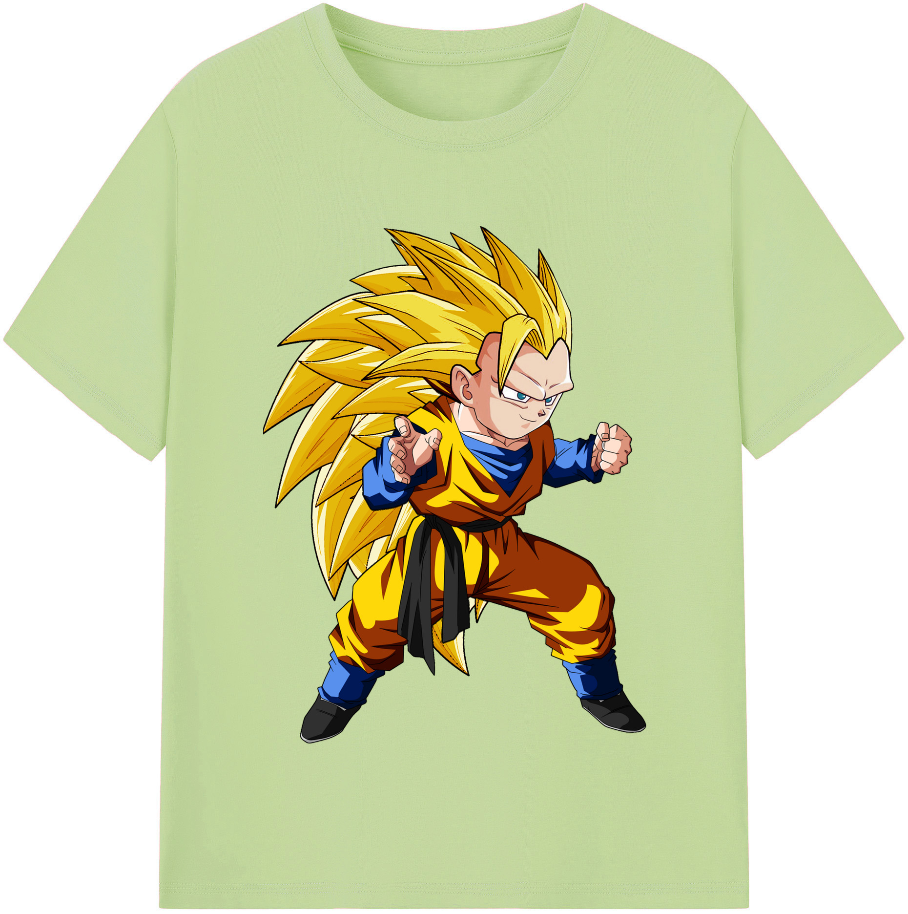（画像用） ドラゴンボール ベジータ四世（Bejīta Yonsei）DRAGON BALL Vegeta IV 綿100％半袖Tシャツ（フロントプリント）